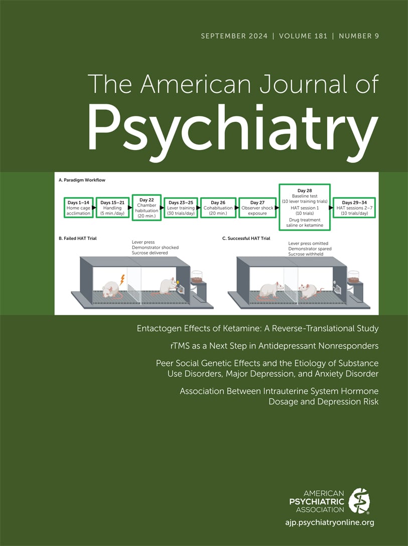 Go to American Journal of Psychiatry 