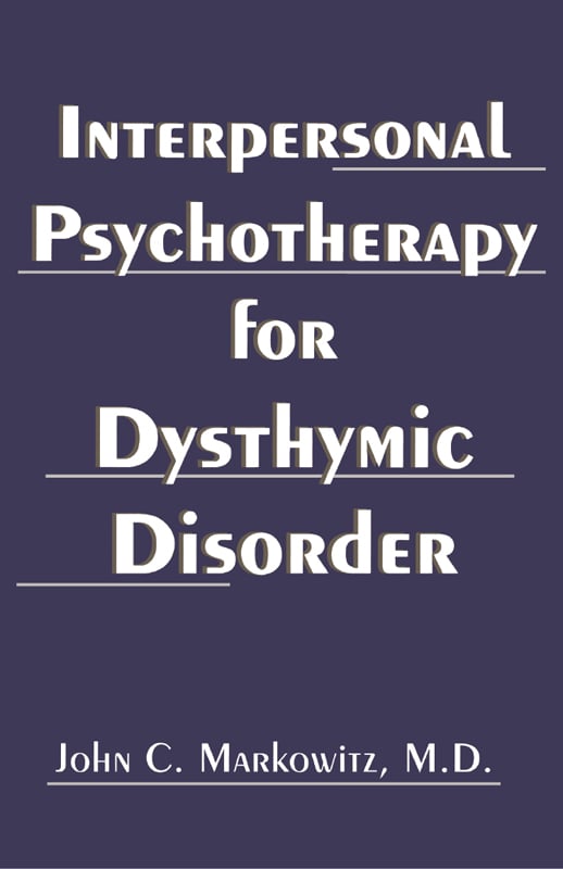 Section 1: Overview Of Dysthymic Disorder 