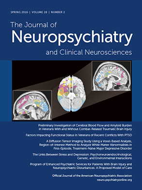 Go to The Journal of Neuropsychiatry and Clinical Neurosciences 